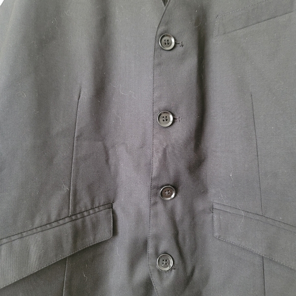 H&M Slim Fit Suit Vest Size 38 in Black - Picture 9 of 15